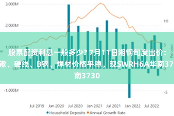 股票配资利息一般多少? 7月11日湘钢旬度出价：冷镦、硬线、B钢、焊材价格平稳。现SWRH6A华南3730